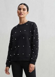 Pearl-Embellished Sweatshirt