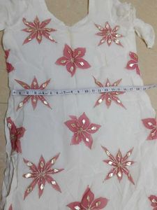 Pink Cotton Salwar Kameez Set