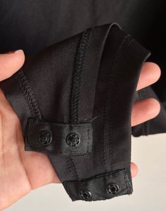 Black Square Neck Bodysuit