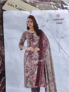 Suryajyoti Cotton Kurta Set/ stitched