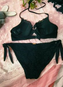 Black Crochet Bikini set🦋
