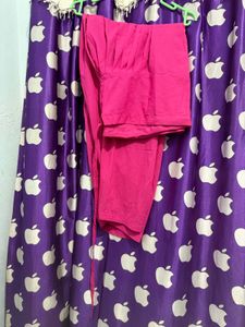 Pink Polka Dot Kurta Set