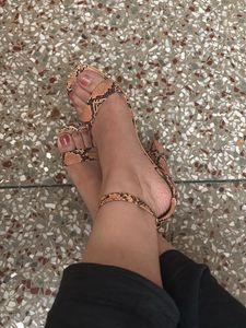 Cheetah Print Wedges