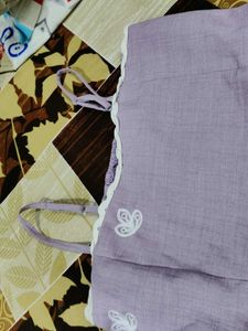 Lavender Colour Sleeveless Y2K Top