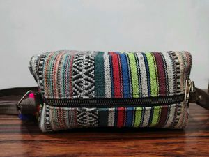 Boho Striped Crossbody Bag