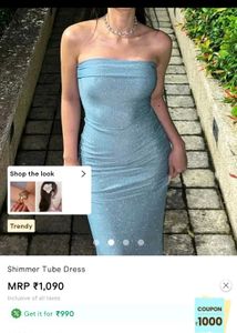 savana blue dress