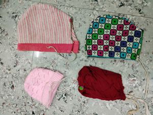 Bundle of Baby Girl Hats