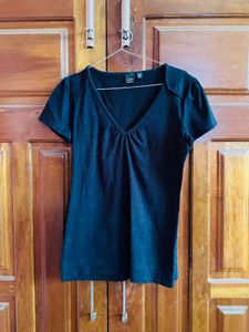 Classic Black V-Neck T-Shirt