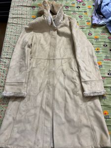 Cozy Faux Suede Sherpa Lined Coat