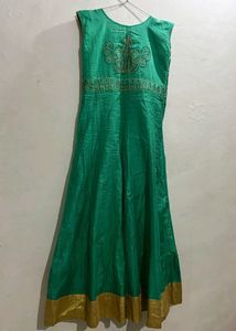 Emerald Green Anarkali Dress