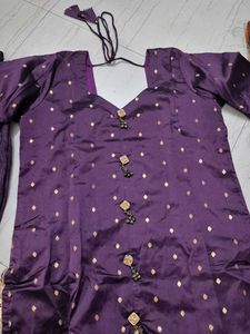 NEW Elegant Banarsi Kurta Set with Dupatta