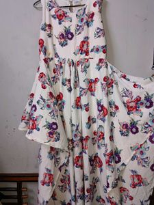 Floral Floor Length Gown