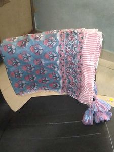 Brandedl Floral Print cotton dupatta