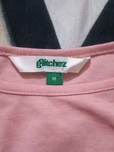 Pink Sleeveless Crop Top – Size M