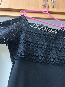Black Lace off Shoulder Top