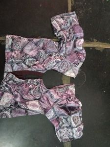 stitched  Printed Blouse