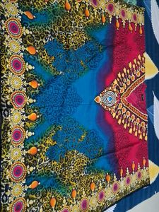 Vibrant Ethnic Kaftan Dress