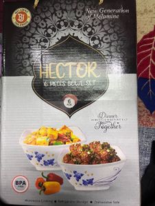 New Sealed Pack Melanine Bowl 6 Peices