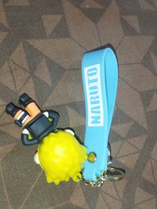 Naruto anime action figure + Keychain