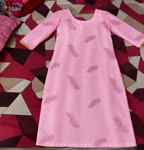 Elegant Pink Sharara Set
