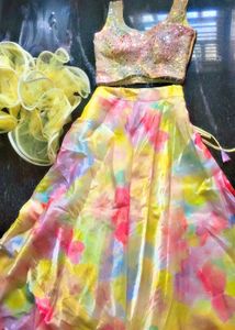 Organza Lehanga