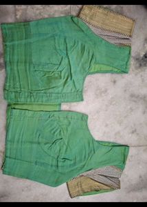 Elegant Green Cotton Saree