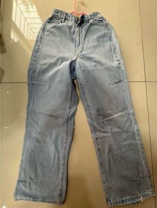 Light Wash Wide Leg Jeans