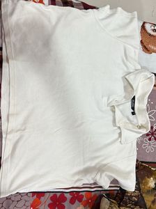 cropped polo oversized tshirt