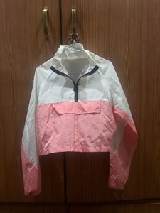 Color Block Pullover Jacket