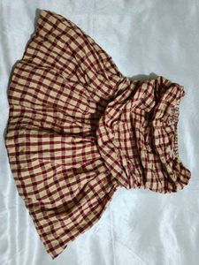 Chic Plaid tube Top