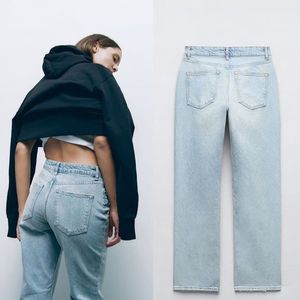 Zara Light Wash Denim Jeans
