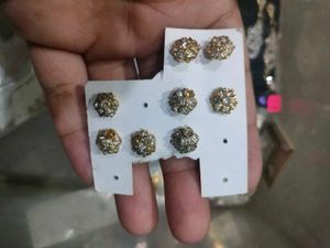 Gold Tone Beaded Jewellery Set