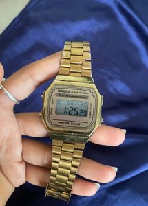 Casio Vintage Digital Watch - Gold