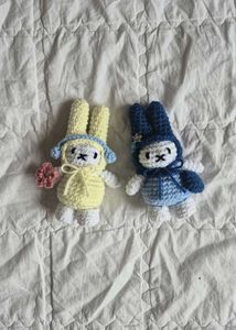 Cute Crochet Bunny Duo