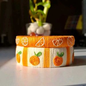 Handmade Orange Themed bangles