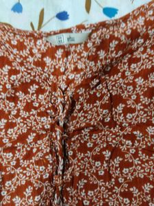 Chic Floral Print Long Sleeve Top