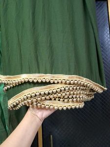 Green Silk Lehenga Choli Set💚💚