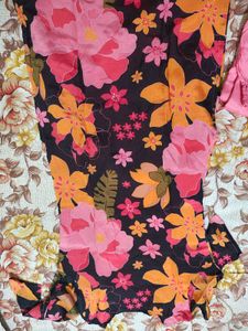 unused Stylish Floral Print Kurta Set