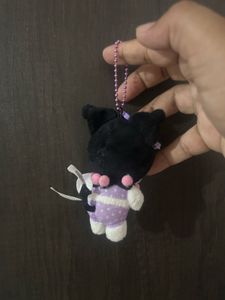 Sanrio Kuromi summer vacation plush keychain