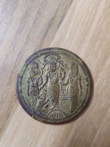 Antique Indian Coin Pendant