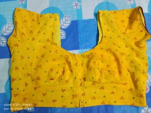 yellow saree for daily wear