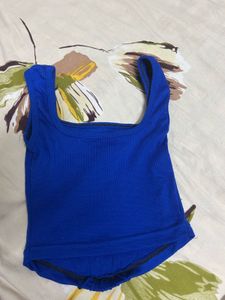 Royal Blue Corset Top