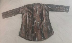 Stylish Brown Print Shirt