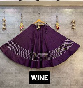 purple wine Navratri Ghagra