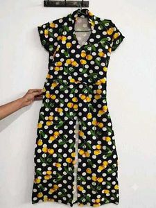 Polka Dot Cherry kurti top