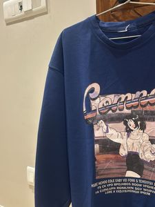 Anime Graphic Print Sweatshirt