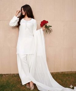 multi colour solid farshi suit set
