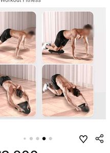 NEW Ab Wheel Roller Exercise Machine with Knee Mat