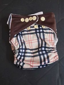 Cute Plaid Diaper