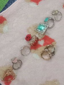 Assorted Fashion Rings Set